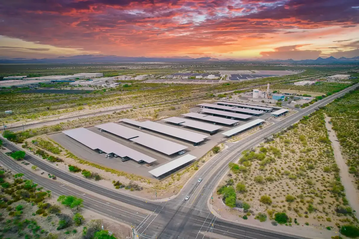 Aerial view of Honey Bee RV